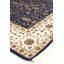 Hand-Knotted High-Quality Navy and Ivory Area Rug
