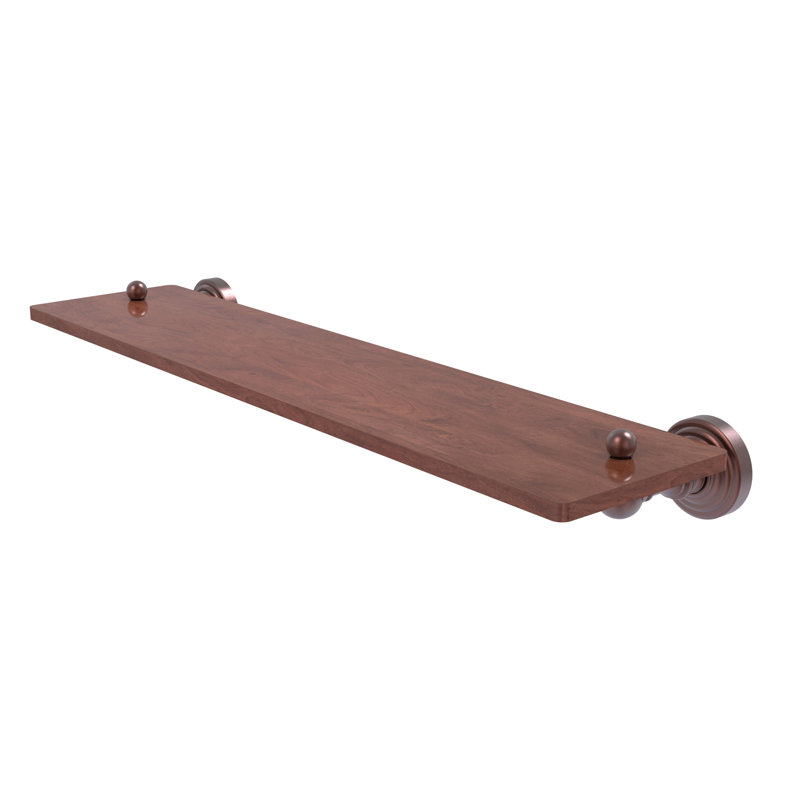 Beresford Bracket Shelf, Antique Copper, 2.5" H x 22" W x 5" D