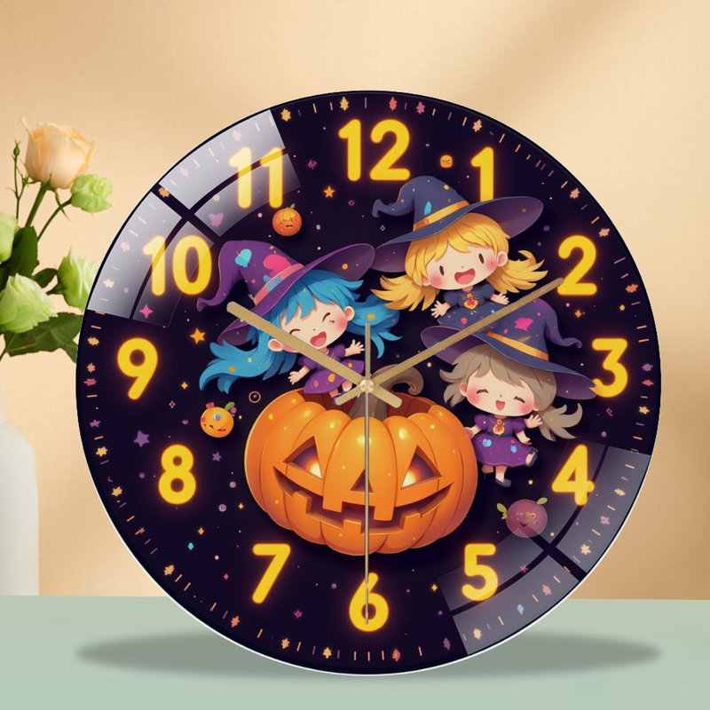 Horloge murale Halloween Halloween