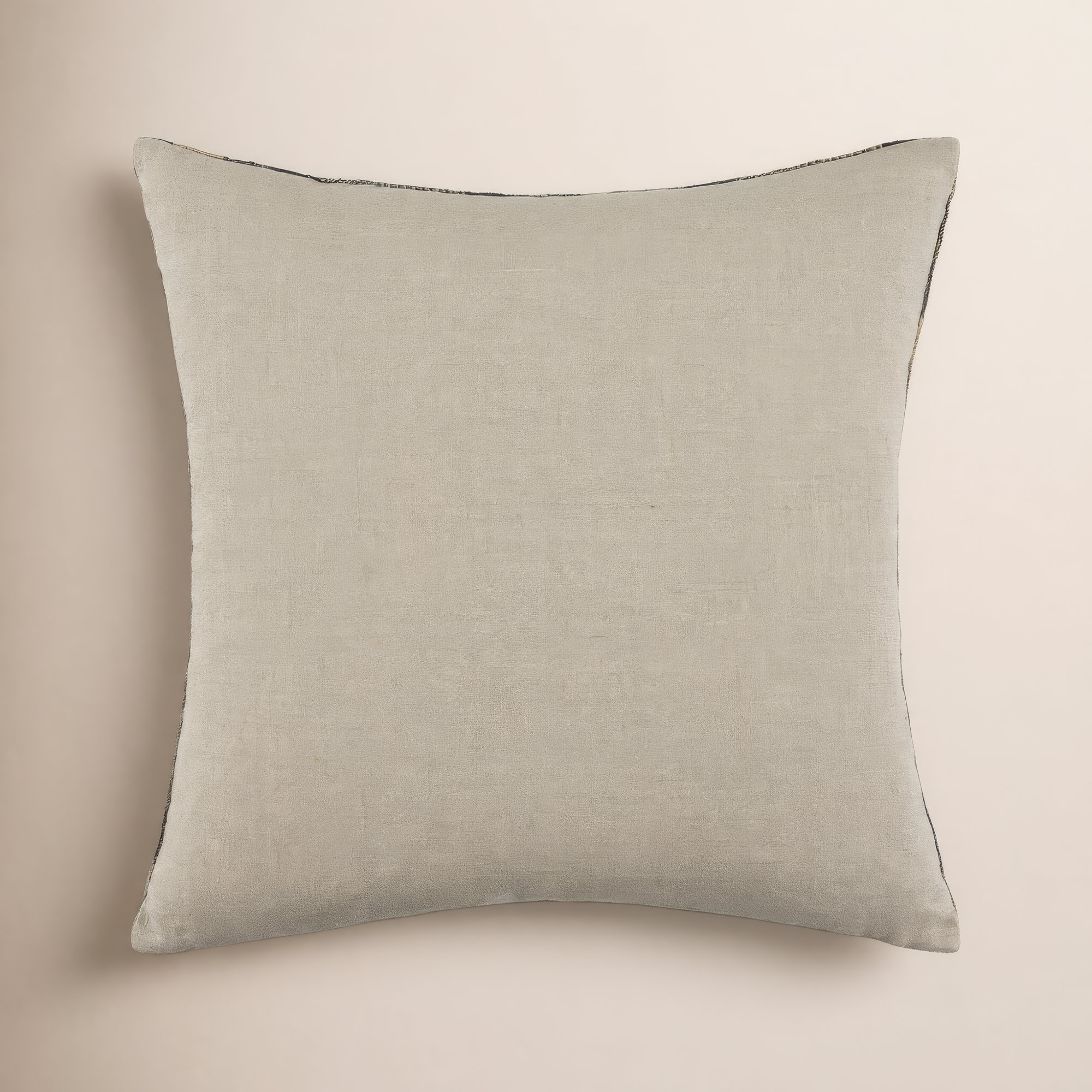 Marzano Accent Pillow, Black/Gray/Beige, Square 18", Pillow Cover Only - No Insert