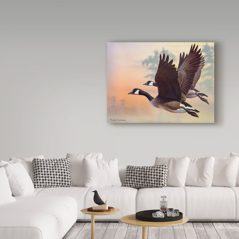Bernache du Canada Armstrong - impression sur toile tendue, H 18 po x l 24 po x P 2 po
