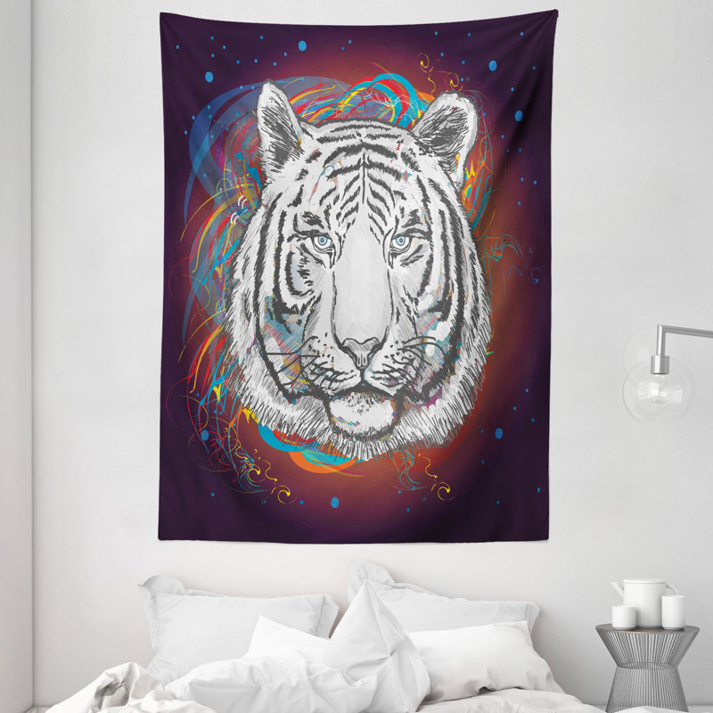 Tapisserie moderne en polyester, H 80 po x l 60 po