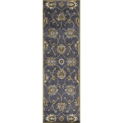 Tapis minuit en laine touffeté à la main Lucio