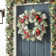 24"D Christmas Flocked Pinecone & Antler Wreath
