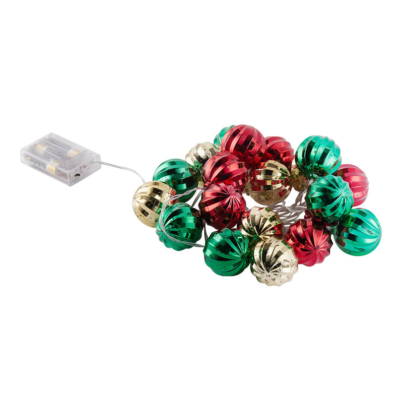 5cm Solid Colour Lighted Bauble