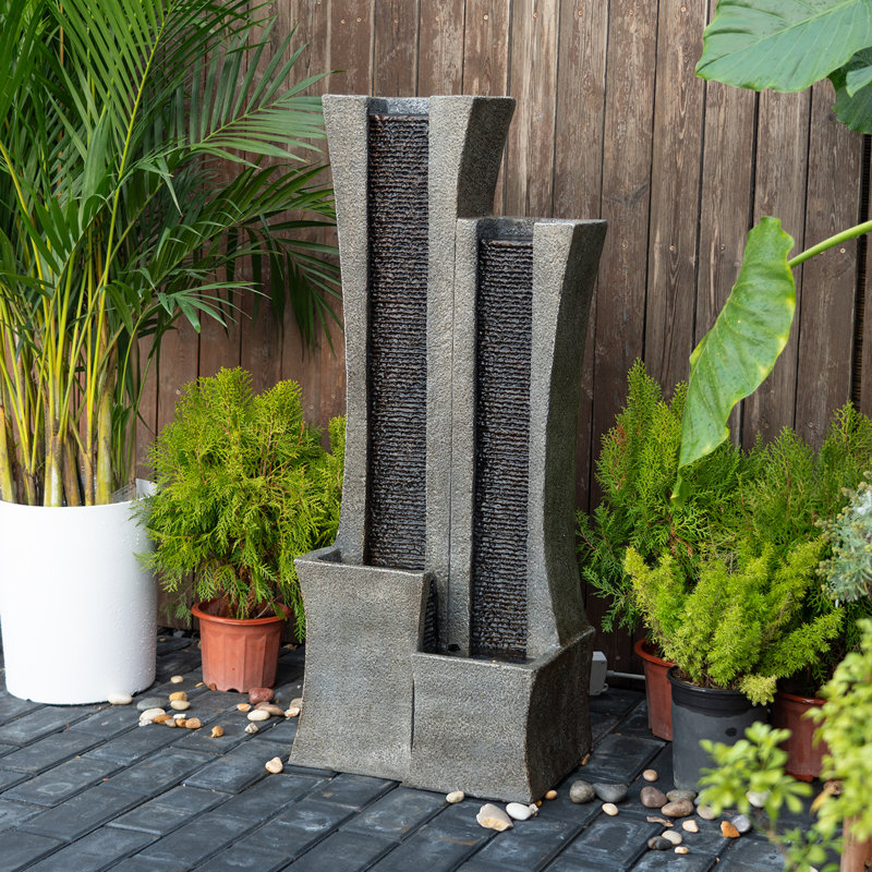 Jeniel Weather Resistant Fountain with Light