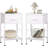 Night Stand Set Of 2, Nightstand With Fabric Storage Drawer And Open Wood Shelf, End Tables, Bed Side Table