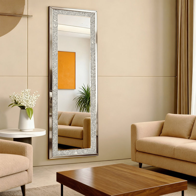Miroir de salle de bain Kulkarni, 58,8 po x 17,5 po