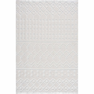 Bayyinah Farmhouse Moroccan Gray Area Rug