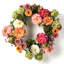 Faux Peony Polyester 24'' Wreath