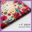 Toile tendue avec bouquet de fleurs rouges et roses en plusieurs tailles-129725374