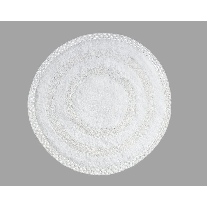 Tapis pour salle de bain Adiraica, Blanc