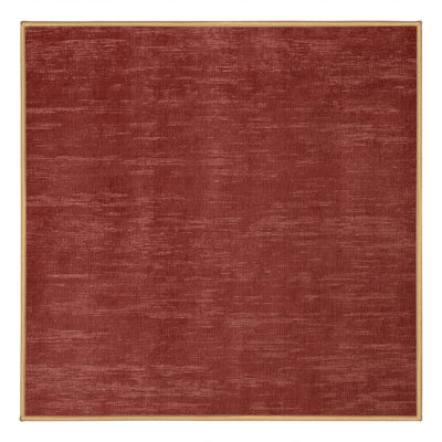 Tapis brun uni lavable à la machine