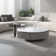 Light luxury round rock table