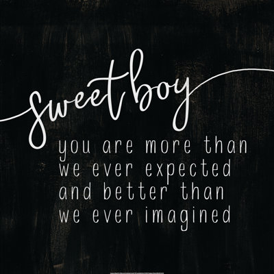 Sweet Boy - Wrapped Canvas Print