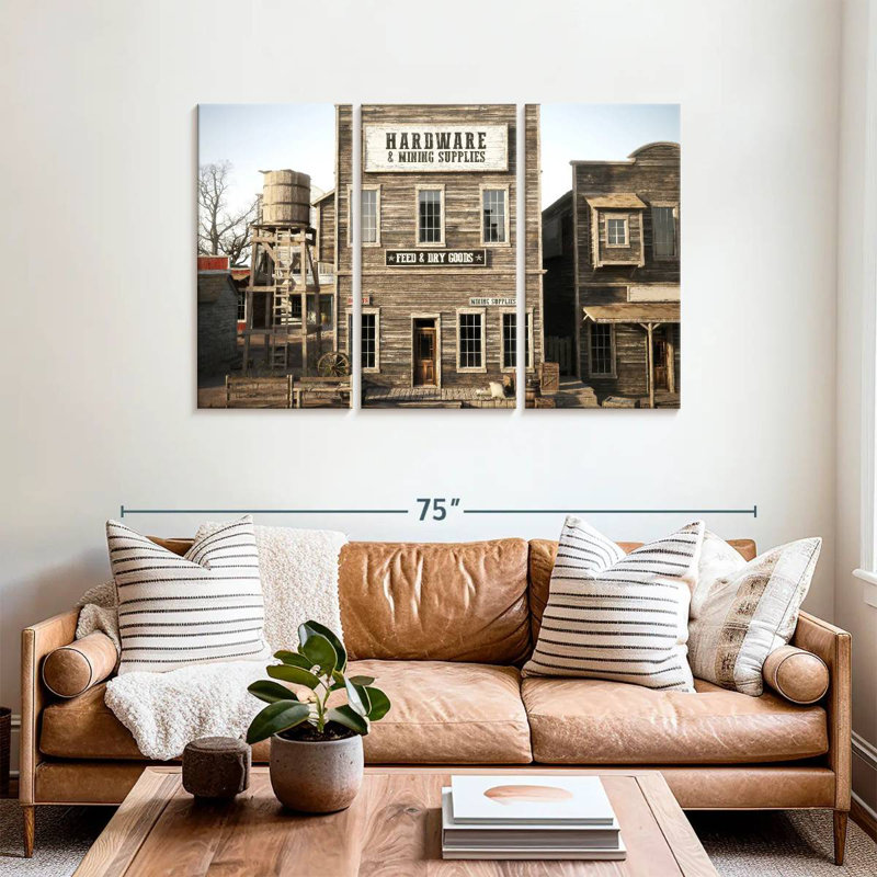 Lelar Western Hardware, 36" H x 57" W