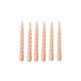 Lacquered Twisted Taper Candles