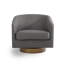 72Cm Wide Swivel Barrel Chair-257751797