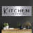 Luxe Metal Art 'Kitchen for Display Only' by Lori " Kitchen for Display Only " Print