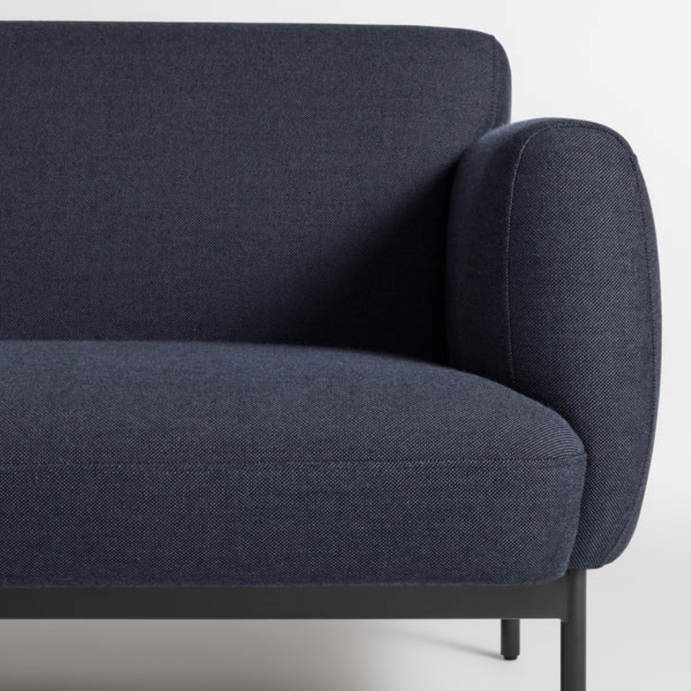 Puff Puff Upholstered Sofa, 31" H x 67" W x 35" D, Puff Puff 67" Maharam Mode in Society