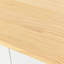 Chariot pour îlot de cuisine avec plateau en bois massif et roues verrouillables, largeur de 54,3 pouces, armoire à 4 portes et deux tiroirs, support à épices, porte-serviettes-881080137