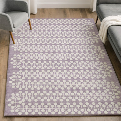 Tapis géométrique lavable à la machine de qualité supérieure Mayfield AMF2247