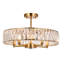 Lustre rond en cristal 5 lumières Transitional-1580840309