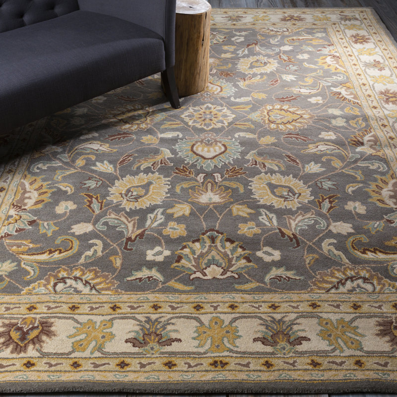 Arden Hand Tufted Wool Floral Indoor Rug, Runner 2'6" x 8'