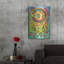 Bungalow rose «Cosmic Balance 2» par Dean Russo, art mural en métal-75330979