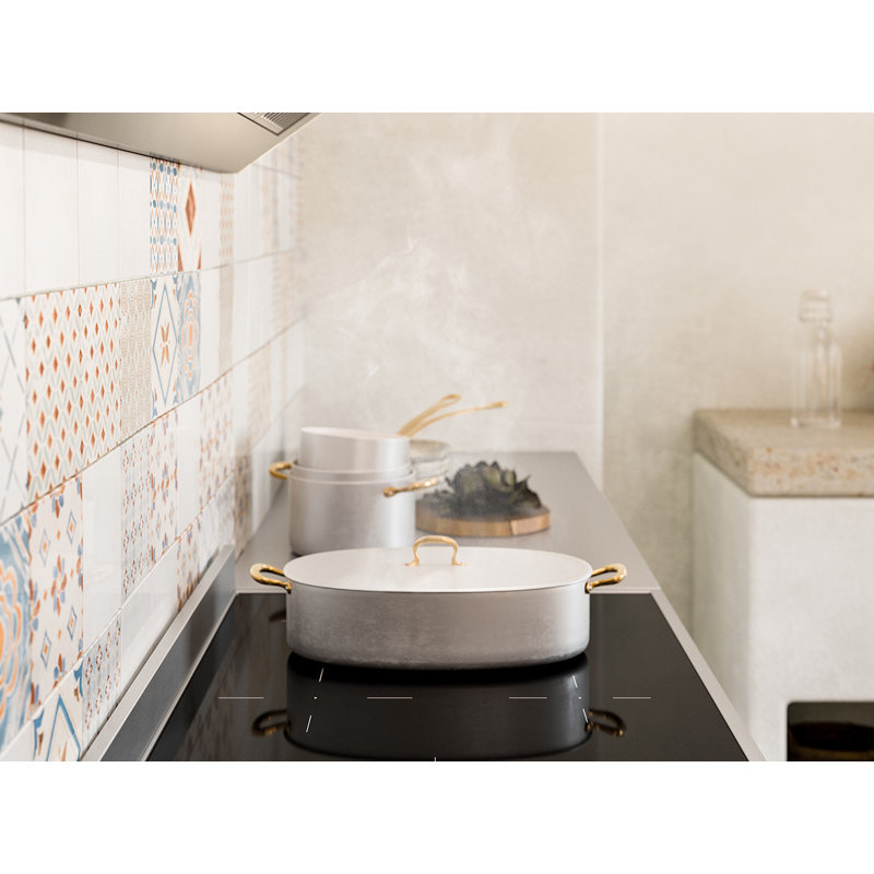 ILVE Majestic II Series 40 inch Induction Range with 6 Induction Elements (Glass Door), RAL/Copper