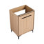 Bathroom Vanity without Top Sink, Modern Bathroom Storage Cabinet with 2 Soft Closing Doors, Single Sink Bathroom Vanity