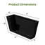Boîte à fleurs traditionnelle en métal avec trous de drainage H 15 po x l 31 po pour l'intérieur et l'extérieur-180360901-180360903