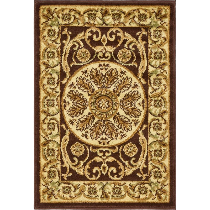 Tapis oriental brun / beige Aracelia, Rectangle 2 pi x 3 pi 1 po