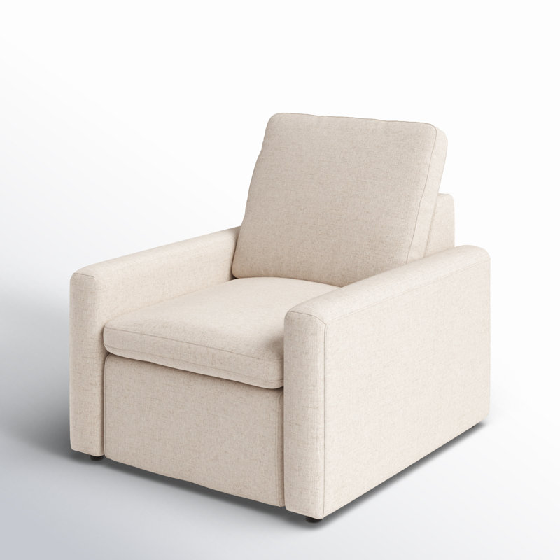Tillery Recliner, Antigo Natural, Polyester Blend