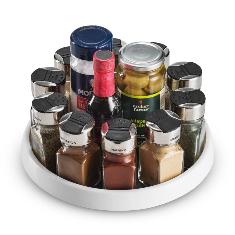 Support à épices 15 pots Davzy Lazy Susan