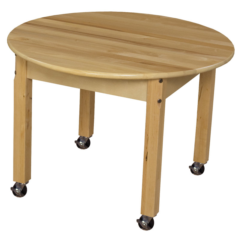 Table d'activité circulaire, Sans roulettes, H 20 po x L 30 po x l 30 po