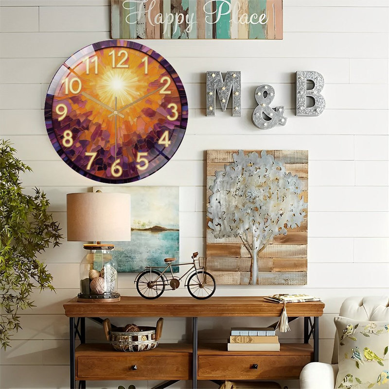 Horloge murale 12 po