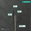 Hansgrohe Rainfinity Baton Handheld Shower Head 100-49859021-90860655