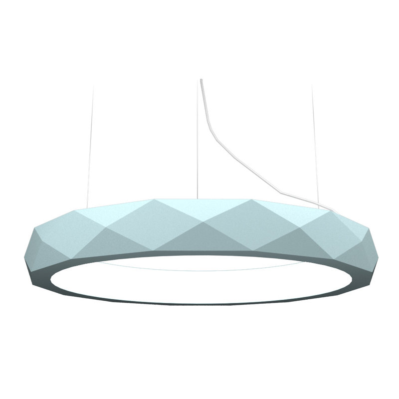 1 - Light LED Pendant, Louro Freijó, 4.68" H x 39" W x 39" D