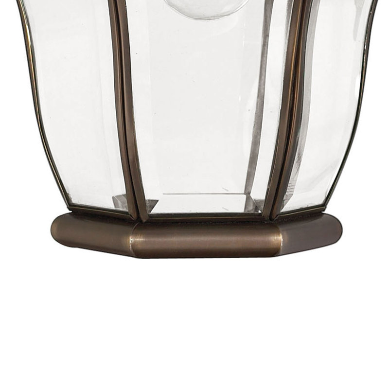 San Clemente Outdoor Wall Lantern, Copper Bronze
