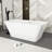 59" White Acrylic Freestanding Bathtub