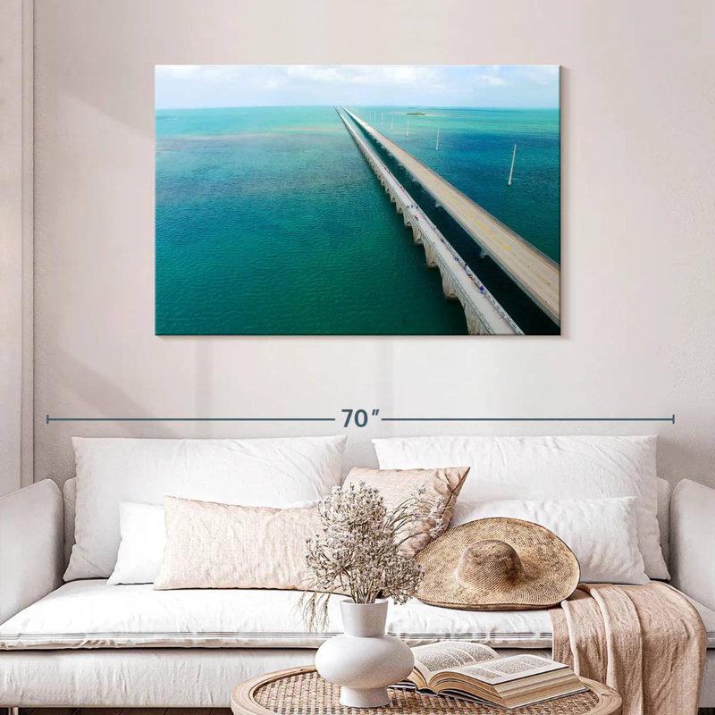 Lilie Seven Mile Bridge, Floride, H 30 po x l 45 po