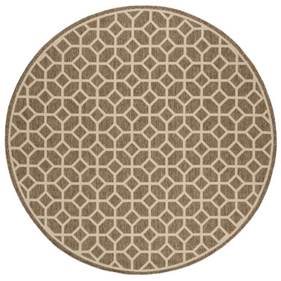 Kitts Looped/Hooked Beige Indoor/Outdoor Rug