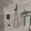 Ceiling Mounted Shower With Waterfall Tub Spout & Us Standard Thread - Bronze System 1.8 Gpm Flow Oil Rubber
