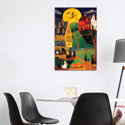 Halloween Trick or Treat 1 Piece Wrapped Canvas Painting