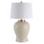 Lampe de table standard crème 31,5 "Domonik