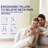 Hixon 2-Pack Plush Gel Memory Foam Pillows with Breathable Bamboo Cover-334778233