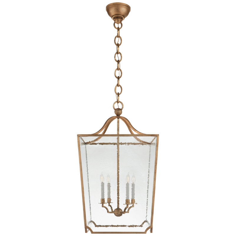 Ralph Lauren Beatrice 4 Light Chandelier, Gilded Iron