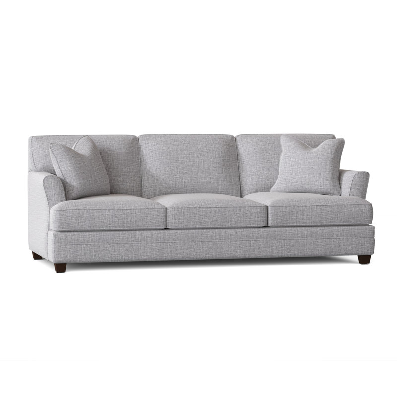Harriss Upholstered 91'' Sofa, Zuma Pumice Textured Linen