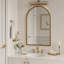 Miroir mural arqué pour salle de bain, meuble-lavabo ou décoration murale-130172703-130172704-130172706